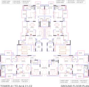 Project Image of 1195.0 - 1640.0 Sq.ft 2 BHK Apartment for buy in Omega Windsor Greens Phase 1