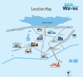 Project Image of 620.97 - 966.38 Sq.ft 2 BHK Apartment for buy in Natural Aqua Waves West