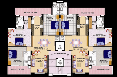 Project Image of 2172 Sq.ft 3 BHK Apartment / Flat for sale in Kishanpura for Rs. 10800000