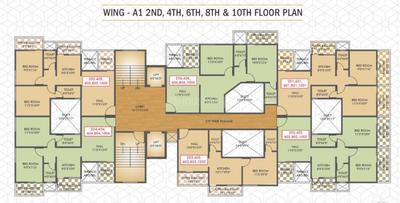 Project Image of 432.17 - 624.09 Sq.ft 1 RK Apartment for buy in Shubh Evan A1 Wing