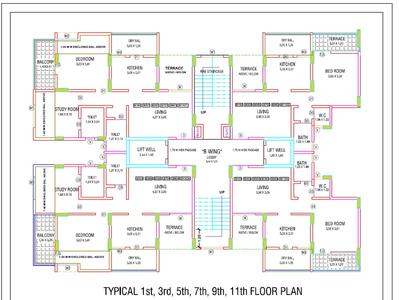 Project Image of 311.0 - 509.0 Sq.ft 1 BHK Apartment for buy in Radheshyam Regent Hills