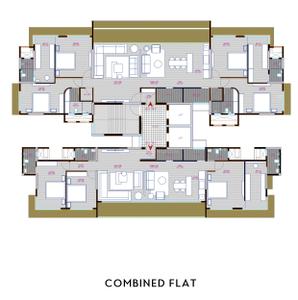 Project Image of 695.0 - 992.0 Sq.ft 2 BHK Apartment for buy in Aurus
