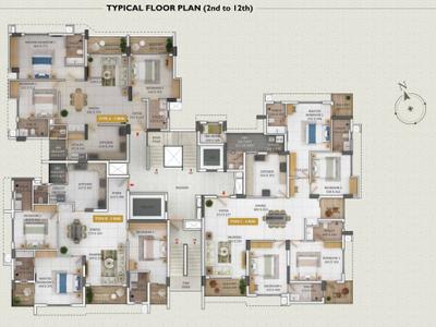 Project Image of 1778.0 - 2517.0 Sq.ft 3 BHK Apartment for buy in Skyline Zest
