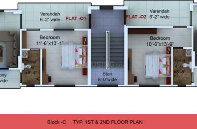 Project Image of 7641.19 - 10688.56 Sq.ft 2 BHK Apartment for buy in Sunrise Plaza