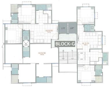Project Image of 990.0 - 1062.0 Sq.ft 2 BHK Apartment for buy in Soniz Vibrant Residency