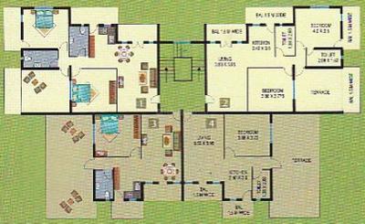 Project Image of 0.0 - 2300.0 Sq.ft 3 BHK Villa for buy in DS Greens Phase II