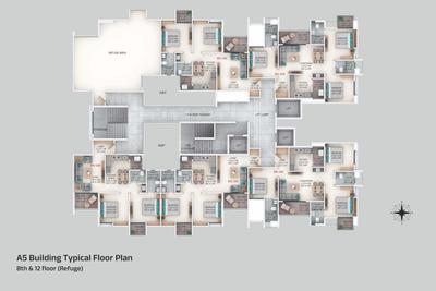Project Image of 579.96 - 724.41 Sq.ft 2 BHK Apartment for buy in Majestique Rhythm County Phase IV