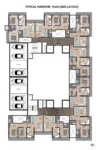 Project Image of 641.0 - 682.0 Sq.ft 2 BHK Apartment for buy in Auris 74