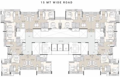 Project Image of 372.65 - 614.62 Sq.ft 1 BHK Apartment for buy in Tricity Crest