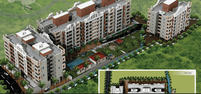 Project Image of 694.0 - 1281.0 Sq.ft 1 BHK Apartment for buy in Raj Ryle Residency