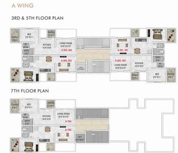 Project Image of 269.64 - 589.11 Sq.ft 1 BHK Apartment for buy in Star Radhe Harmony