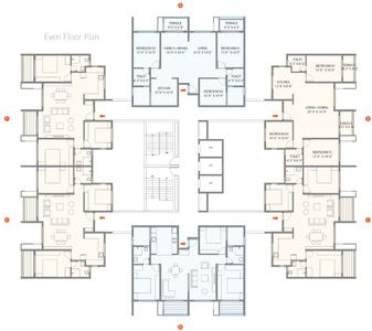 Project Image of 353.0 - 438.0 Sq.ft 1 BHK Apartment for buy in Enerrgia Skyi Manas Lake Phase III