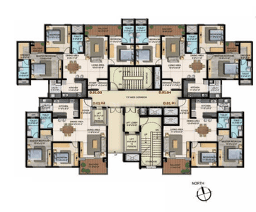 Project Image of 600.0 - 3150.0 Sq.ft 1 BHK Apartment for buy in Shriram Blue