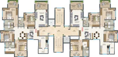 Project Image of 1517.0 - 1525.0 Sq.ft 4 BHK Apartment for buy in Sandeep SDPL Arihant