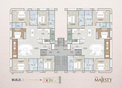 Project Image of 2763.96 - 2835.11 Sq.ft 5 BHK Apartment for buy in Ratnakar The Majesty