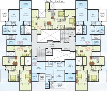 Project Image of 0.0 - 723.0 Sq.ft 2 BHK Apartment for buy in Konark Blue Breeze