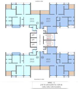 Project Image of 980 Sq.ft 2 BHK Apartment / Flat for sale in Nerul for Rs. 29000000