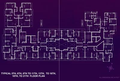 Project Image of 516.02 - 756.16 Sq.ft 2 BHK Apartment for buy in JSB Nakshatra Prithvi