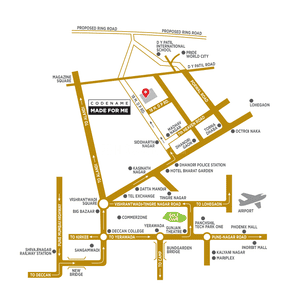 Project Image of 1050 Sq.ft 2 BHK Apartment / Flat for sale in Dhanori for Rs. 8000000