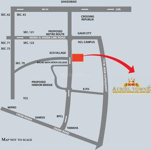 Project Image of 0.0 - 2100.0 Sq.ft 3 BHK Villa for buy in NCR Auriel Towne Villa