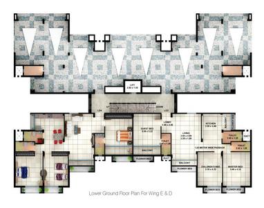 Project Image of 1162.0 - 1528.0 Sq.ft 2 BHK Apartment for buy in Sumit Province II