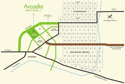 Project Image of 0.0 - 1350.0 Sq.ft 3 BHK Apartment for buy in Primary Arcadia Green Home II