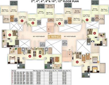 Project Image of 420.0 - 985.0 Sq.ft 1 RK Apartment for buy in Sky Sparsh Regency