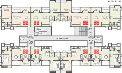 Project Image of 221.0 - 581.0 Sq.ft 1 BHK Apartment for buy in Namrata Weekender Birds View