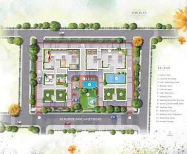 Project Image of 1345 Sq.ft 3 BHK Apartment / Flat for sale in Iskcon Road for Rs. 4840655