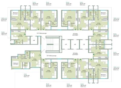 Project Image of 164.04 - 323.0 Sq.ft Studio Studio Apartment for buy in Marathon Neovalley Kaveri Wing A