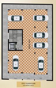 Naaghappa Tisya Tisya Cluster Plan for ground Floor 1