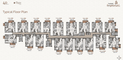 Project Image of 1845.0 - 2655.0 Sq.ft 3 BHK Apartment for buy in Theme Imperial