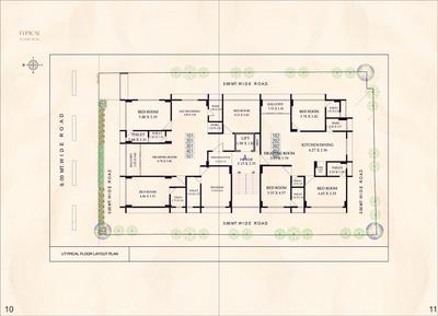 Project Image of 1143.34 - 1513.73 Sq.ft 3 BHK Apartment for buy in Shreenath Corus Dreams