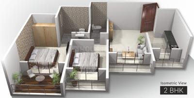 Project Image of 643 Sq.ft 1 BHK Apartment / Flat for sale in Kalyan West for Rs. 3999000