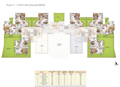 Project Image of 680.0 - 2020.0 Sq.ft 2 BHK Apartment for buy in Merlin The One