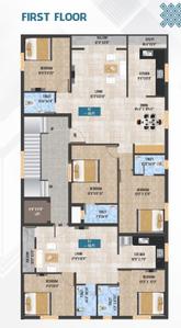 Project Image of 0.0 - 1104.0 Sq.ft 3 BHK Apartment for buy in Ayyan Castle