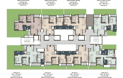 Project Image of 724.0 - 1065.0 Sq.ft 2 BHK Apartment for buy in Sentosa Harico Divaam