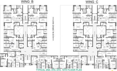 Project Image of 339.0 - 537.0 Sq.ft 1 BHK Apartment for buy in Akruti Vishwa