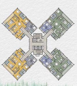 Project Image of 1690.36 - 6508.0 Sq.ft 3 BHK Apartment for buy in Prestige Pine Forest
