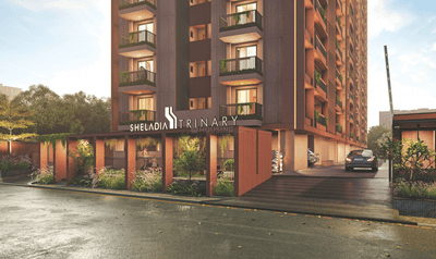 Project Image of 662.09 - 774.57 Sq.ft 2 BHK Apartment for buy in Sheladia Trinary