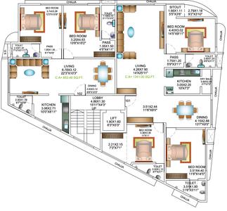Project Image of 0.0 - 1339.0 Sq.ft 3 BHK Apartment for buy in DSK Sahil