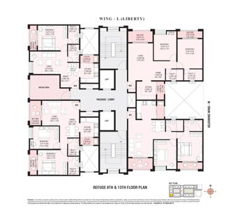 Project Image of 1300 Sq.ft 3 BHK Apartment / Flat for sale in Dhanori for Rs. 14000000