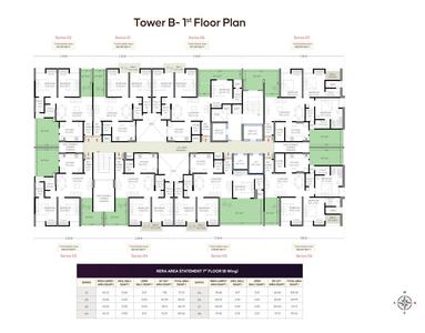 Project Image of 702.02 - 989.96 Sq.ft 2 BHK Apartment for buy in Aakar Topaz
