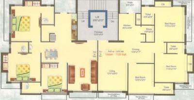 Project Image of 0.0 - 943.03 Sq.ft 3 BHK Apartment for buy in Anand Siddhi Avenue