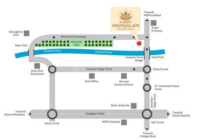 Project Image of 1851.0 - 2020.0 Sq.ft 3 BHK Apartment for buy in B Orbit Mangalam