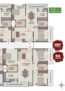 Project Image of 1000.0 - 1348.0 Sq.ft 2 BHK Apartment for buy in JC Heights