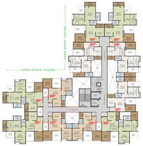 Project Image of 300.0 - 532.0 Sq.ft 1 BHK Apartment for buy in Majestique Venice Building D Wing A