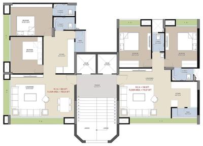 Project Image of 723.44 - 967.57 Sq.ft 2 BHK Apartment for buy in Shree Nilkanth Sparsh
