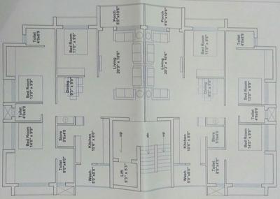 Project Image of 0.0 - 681.36 Sq.ft 3 BHK Apartment for buy in Trimurti Heaven Flat