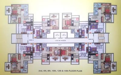 Project Image of 985.0 - 995.0 Sq.ft 2 BHK Apartment for buy in Gauri Vinayak Eknath Enclave